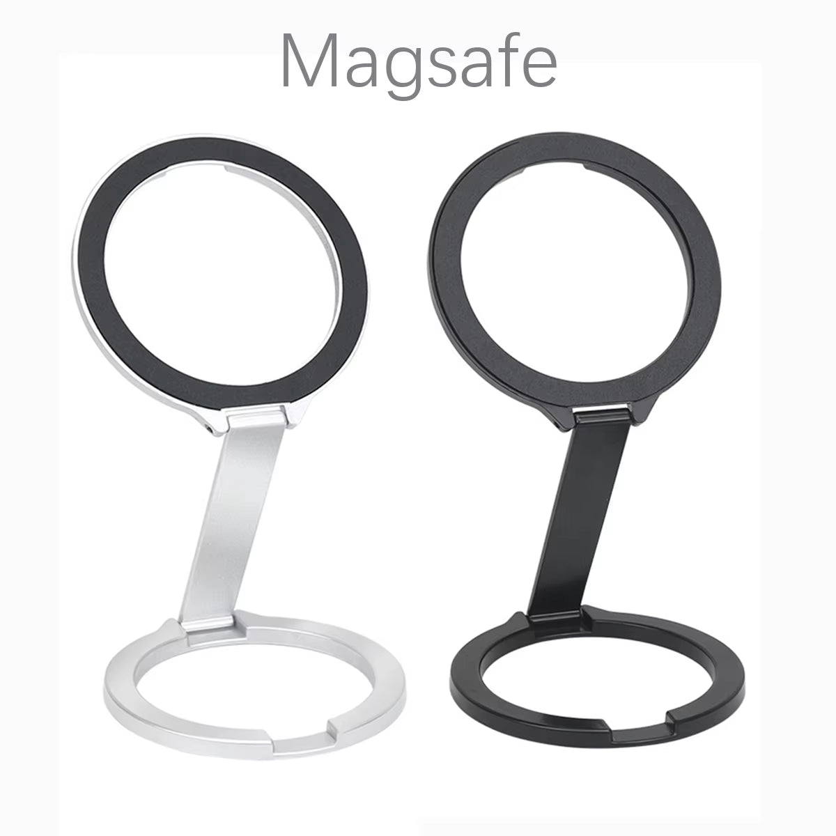 For Magsafe Magnetic Metal 1Pcs Strong Suction Rotating Double and Sided Sdsorption Alloy Portable Universal Desktop Creative