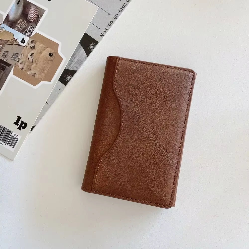 Magnetic Folding Wallet Card Holder Leather Case for Magsafe Iphone 14 16 15 13 Pro Max plus 16Pro I Phone Mag Safe Stand Cover