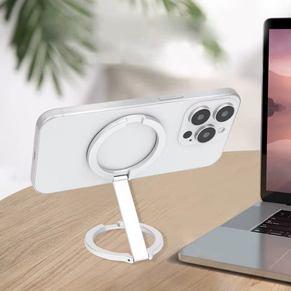 For Magsafe Magnetic Metal 1Pcs Strong Suction Rotating Double and Sided Sdsorption Alloy Portable Universal Desktop Creative